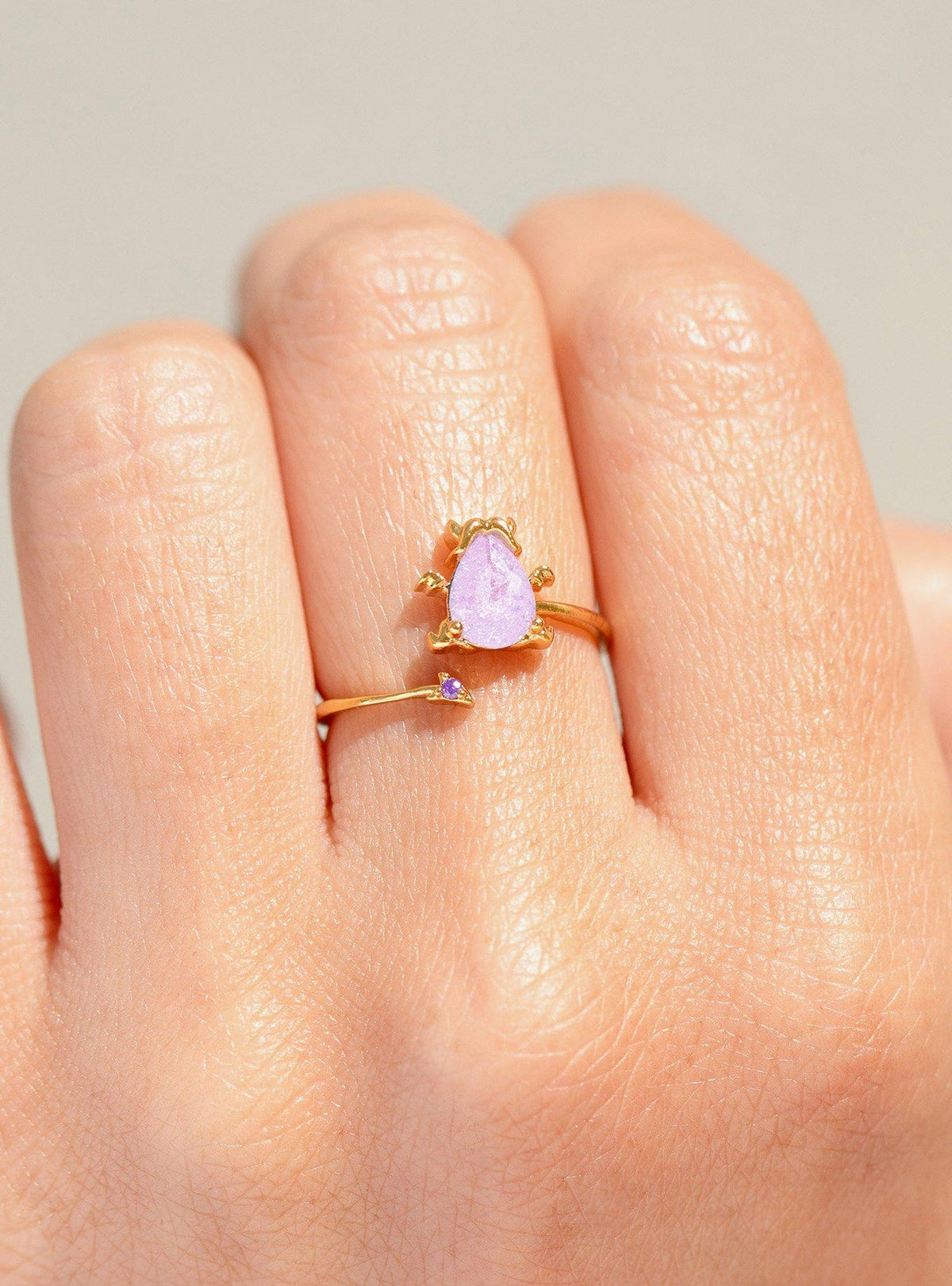 Anillo ajustable dorado de Pain - Hercules