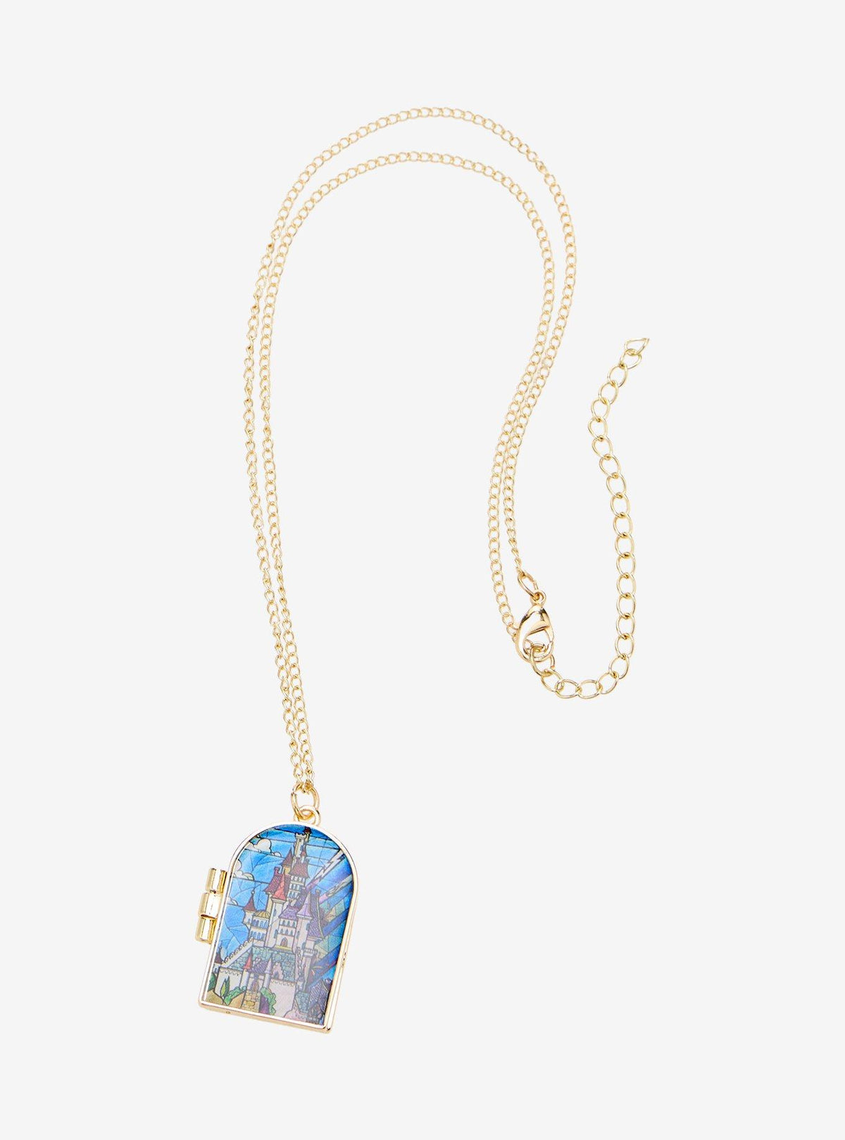 Collar relicario magnético Beauty and the Beast
