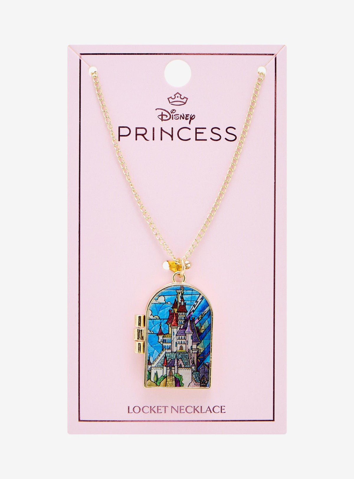 Collar relicario magnético Beauty and the Beast