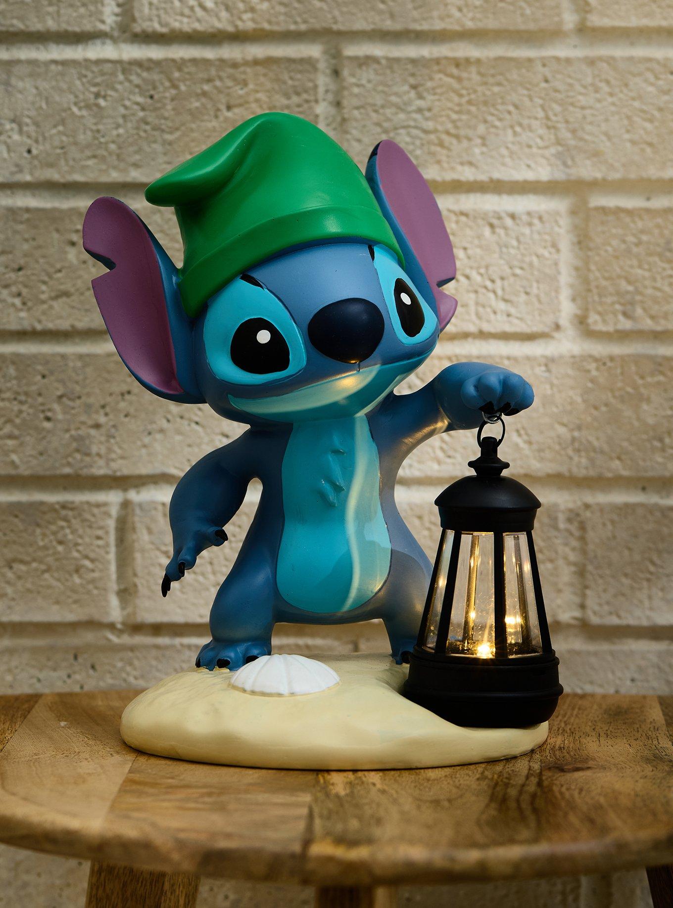 Lámpara de jardín tipo gnomo de Stitch