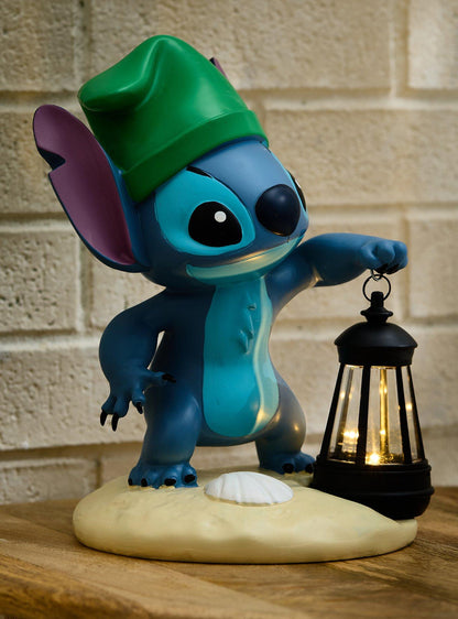 Lámpara de jardín tipo gnomo de Stitch