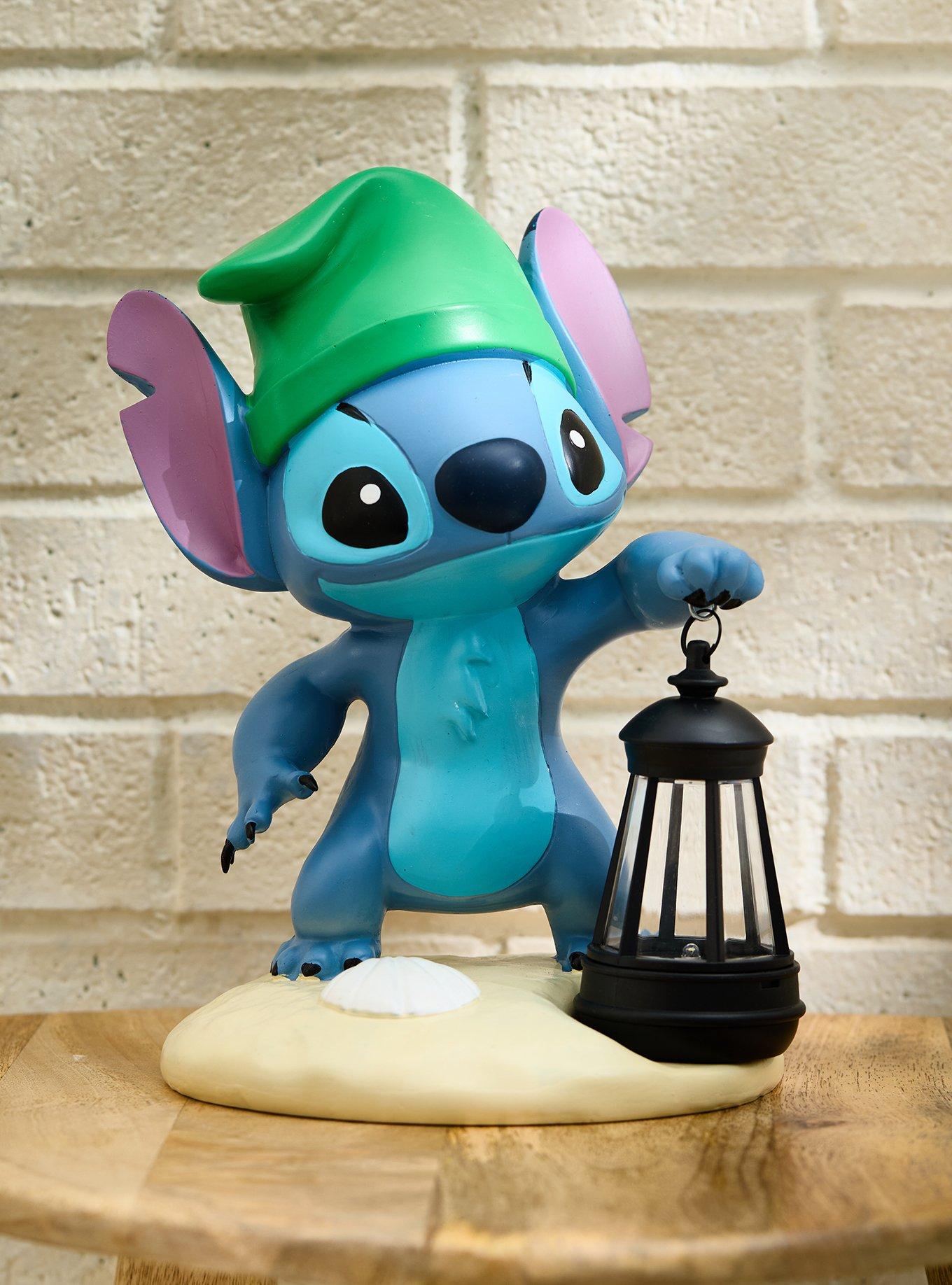 Lámpara de jardín tipo gnomo de Stitch