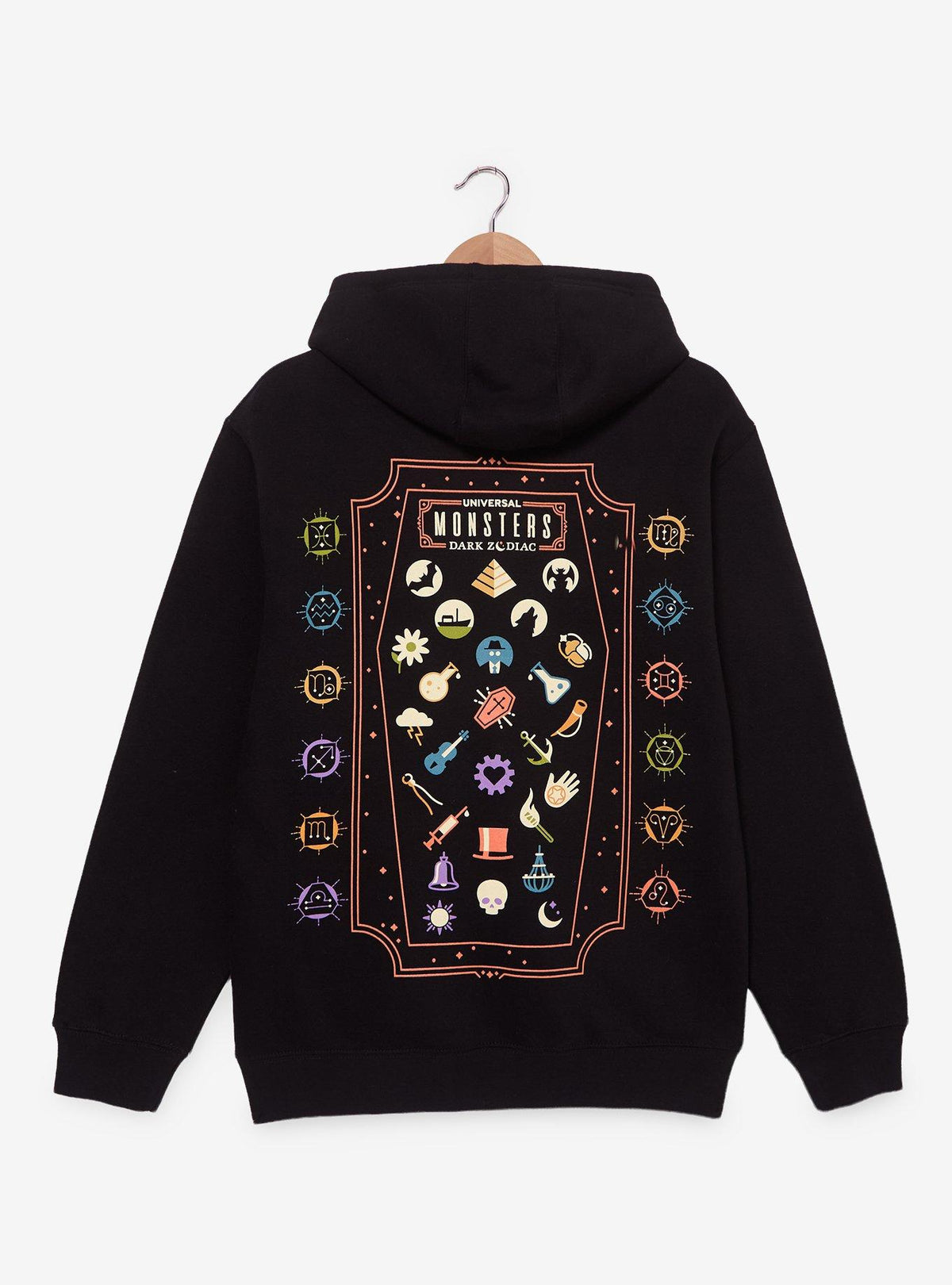 Polerón con cierre Universal Monsters Dark Zodiac