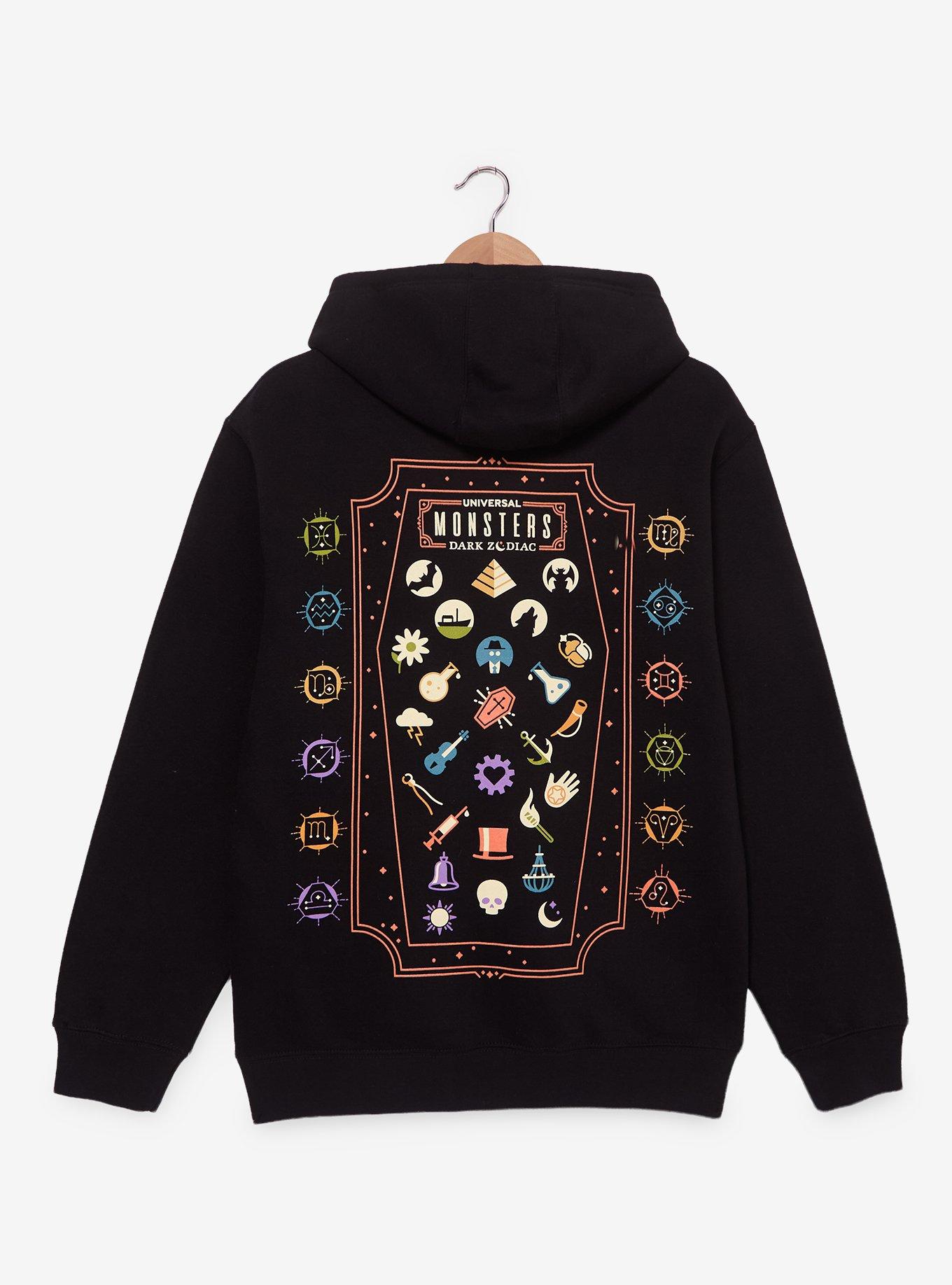 Polerón con cierre Universal Monsters Dark Zodiac