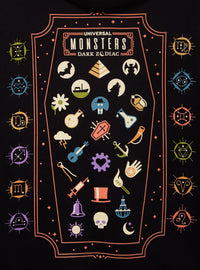 Polerón con cierre Universal Monsters Dark Zodiac