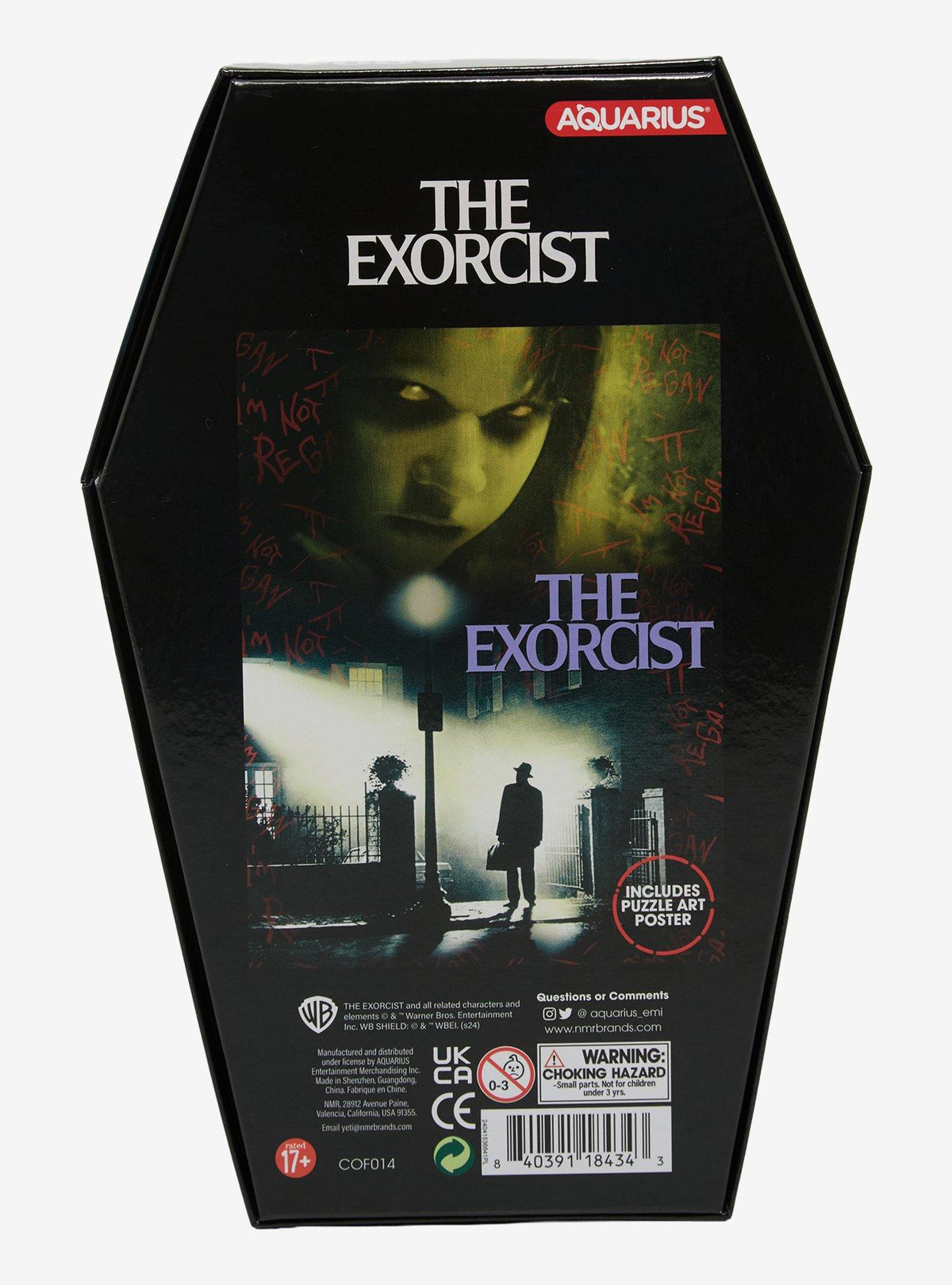 Puzzle The Exorcist de 500 piezas en caja ataúd
