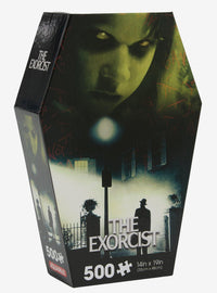 Puzzle The Exorcist de 500 piezas en caja ataúd