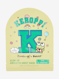 Mascarilla facial en lámina Keroppi de Sanrio