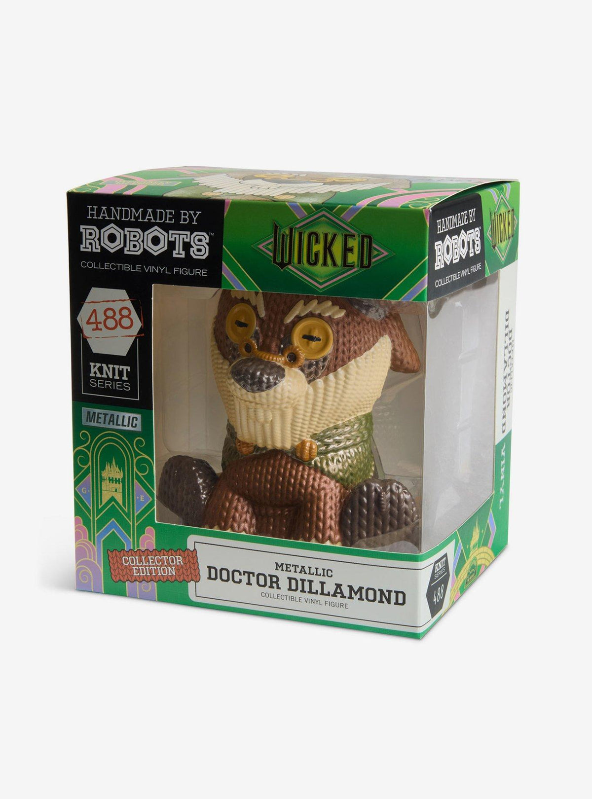 Doctor Dillamond metálico: figura de vinilo