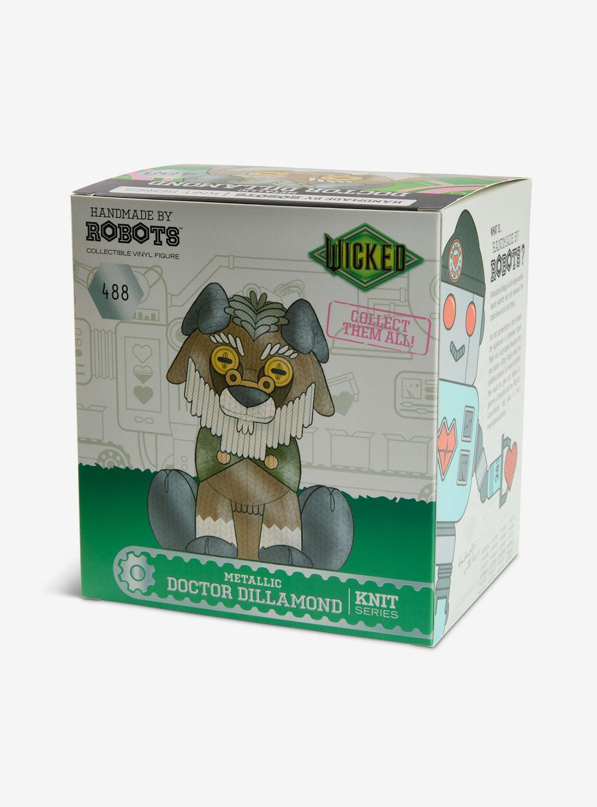 Doctor Dillamond metálico: figura de vinilo