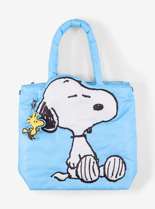 Bolso tote grande de Snoopy y Woodstock