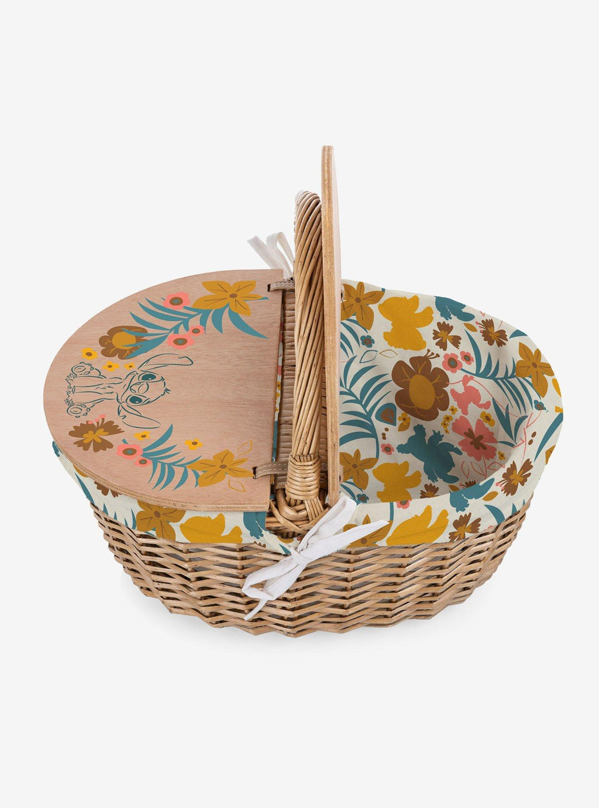 Canasta de picnic floral Disney Lilo & Stitch