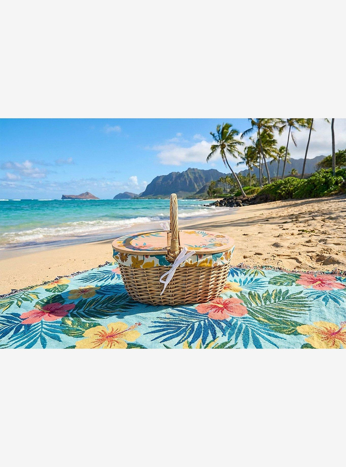 Canasta de picnic floral Disney Lilo & Stitch
