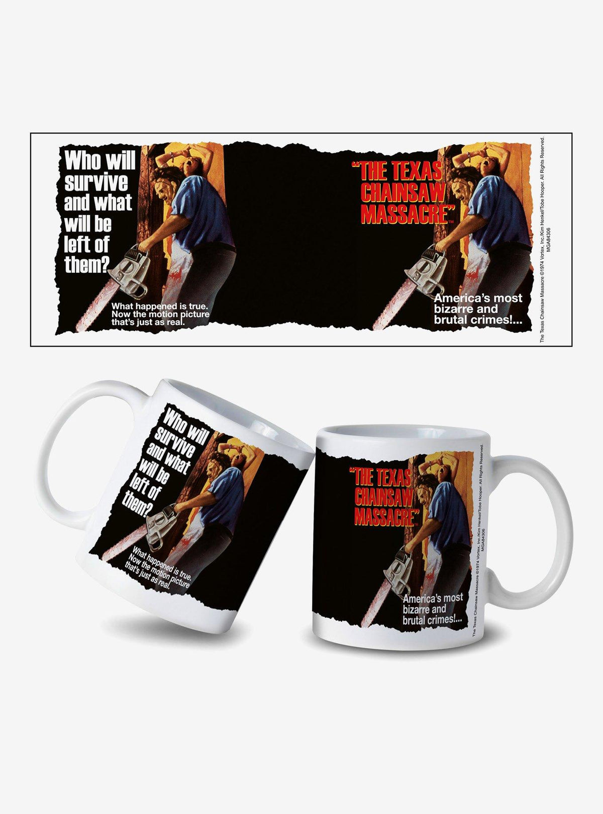 Taza Texas Chainsaw Massacre America's Most Brutal