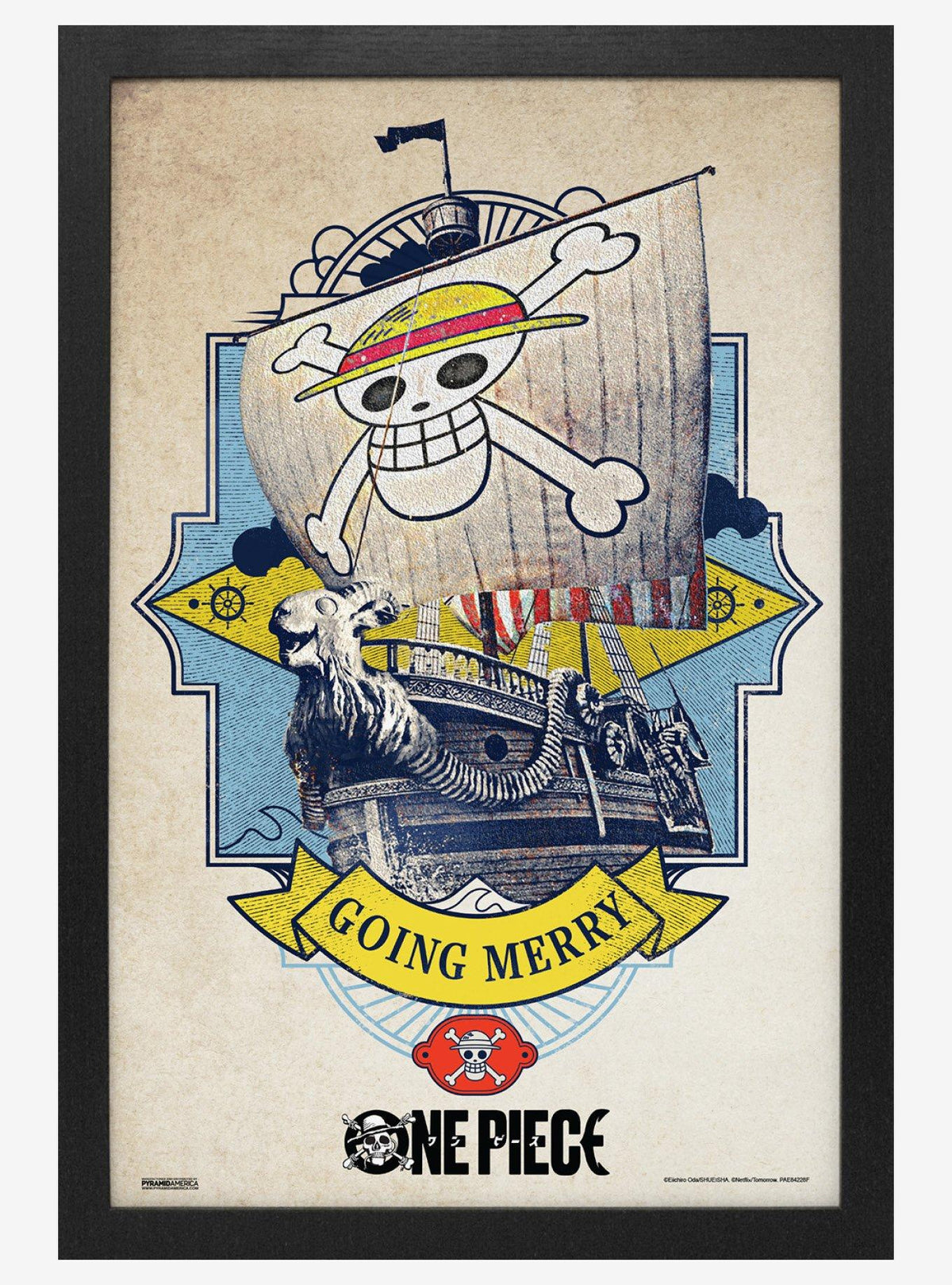 Cuadro enmarcado One Piece: Going Merry