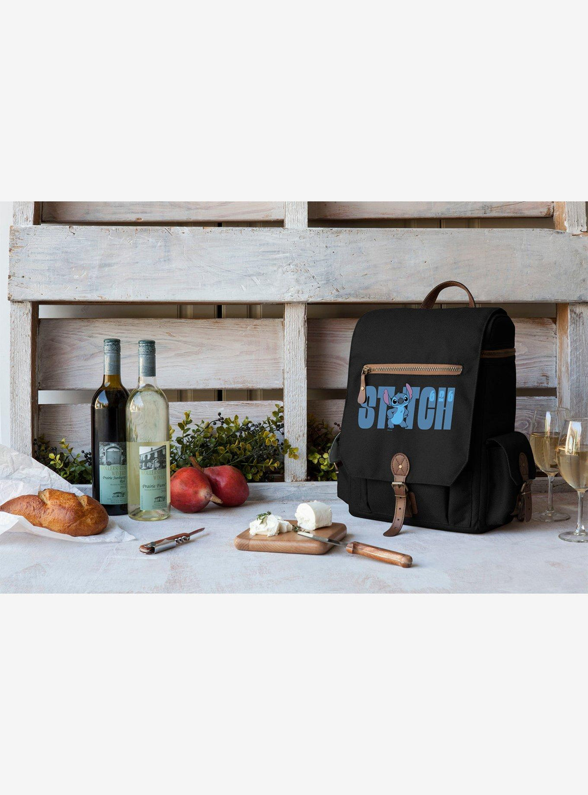 Bolso térmico para vino y picnic Lilo & Stitch, 3 botellas