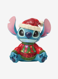 Figura LED de Stitch con suéter navideño | Jim Shore