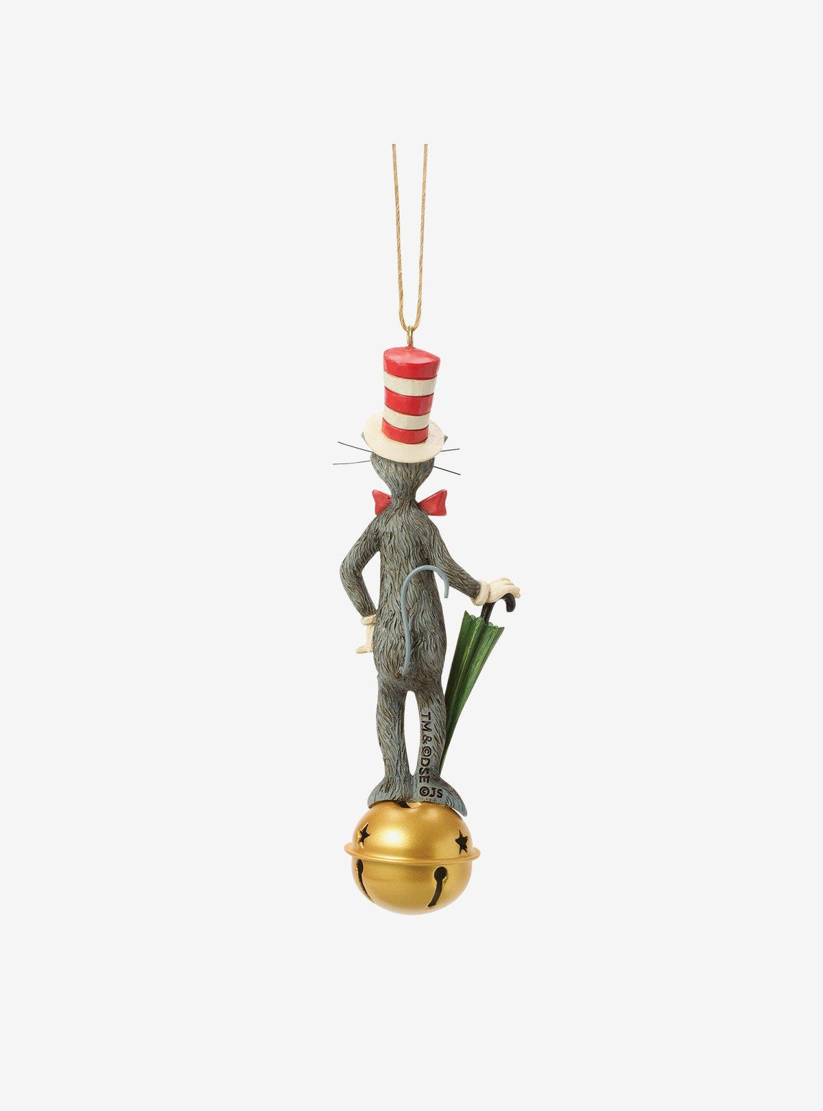 Adorno colgante Cat in the Hat sobre campana