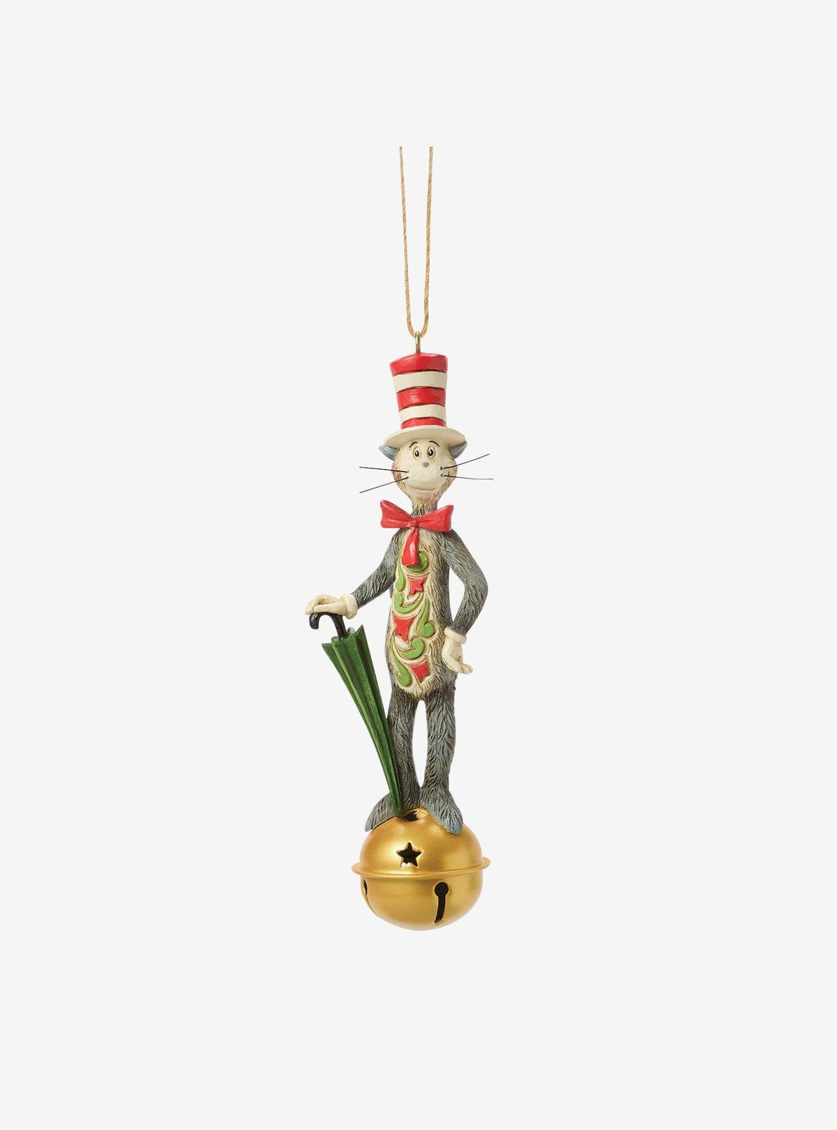 Adorno colgante Cat in the Hat sobre campana