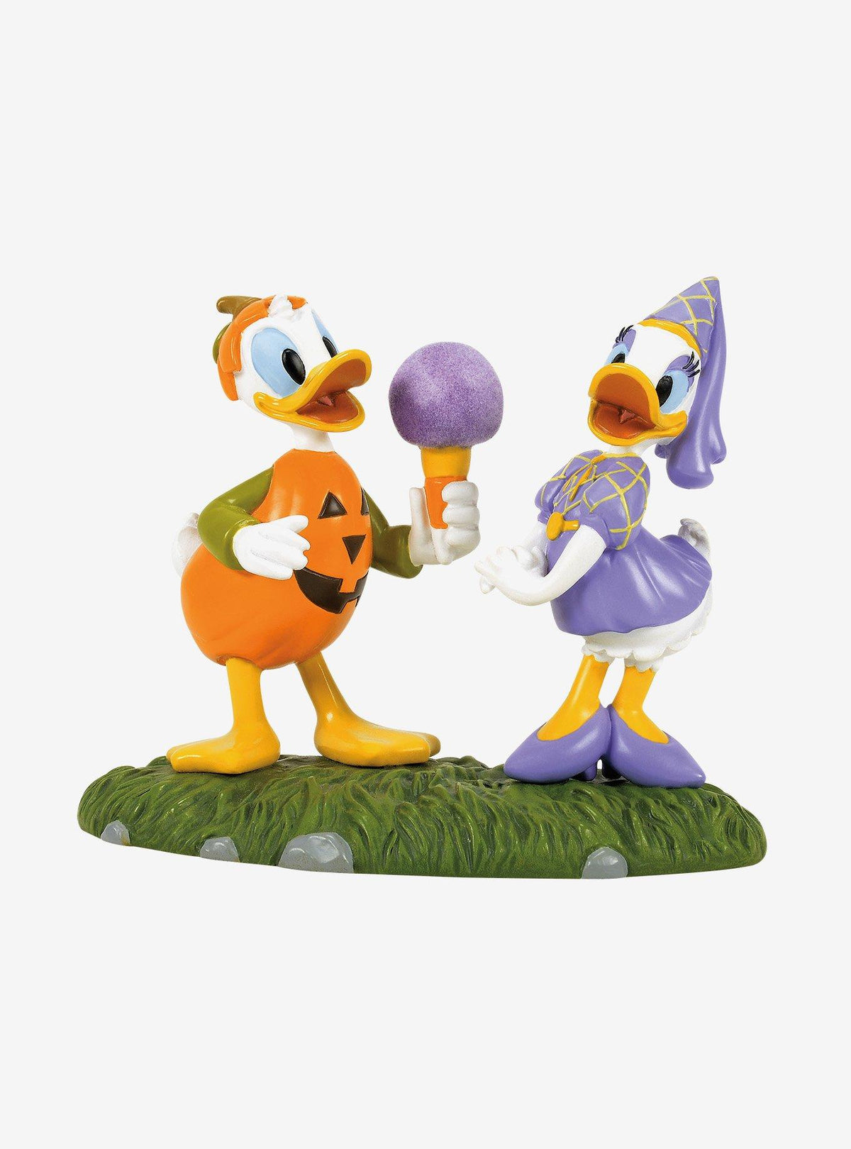 Figura Disney Village: Daisy y Donald con algodón de azúcar