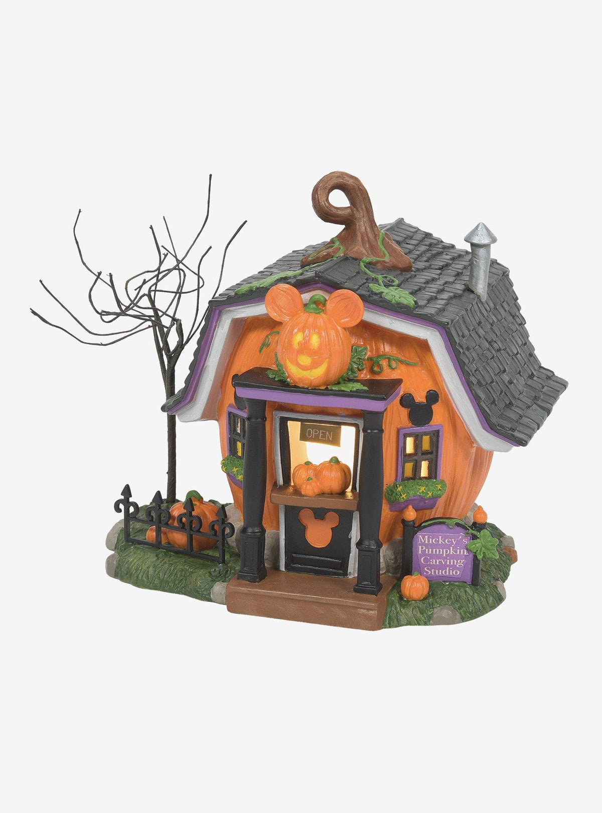 Figura Estudio de Tallado de Pumpkintown de Disney