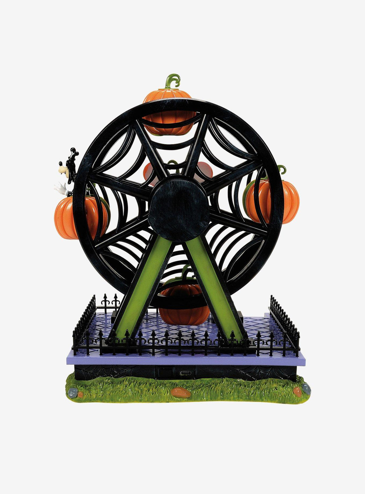 Figura Goofy en rueda de la fortuna Pumpkintown