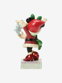 Figura de Minnie Mouse con copo de nieve | Jim Shore