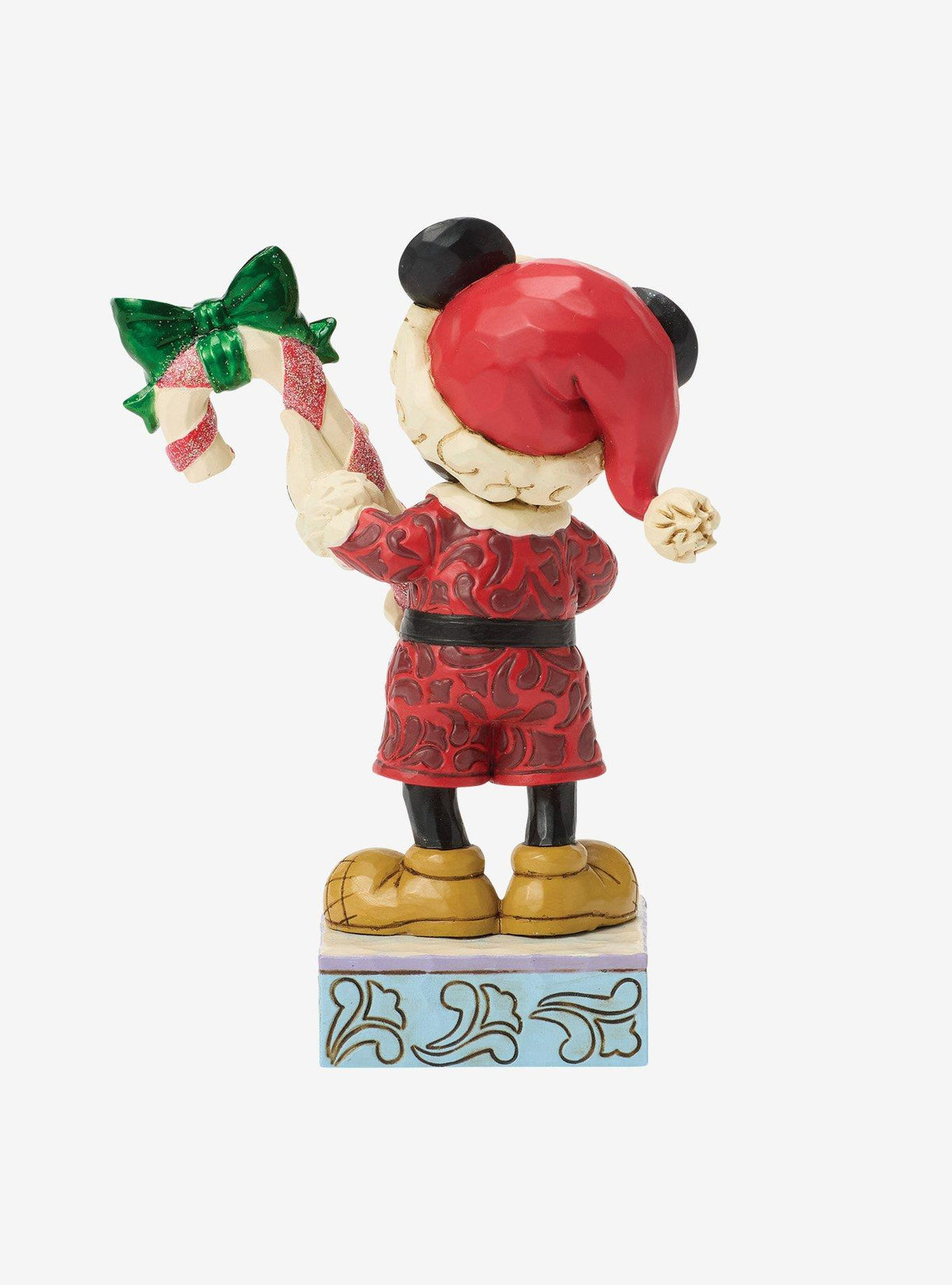 Figura de Mickey Mouse con bastón de caramelo