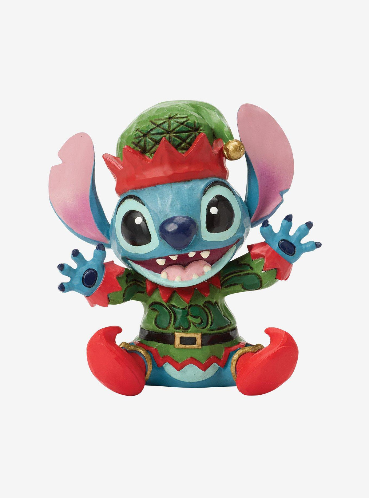 Figura mini de Stitch como elfo