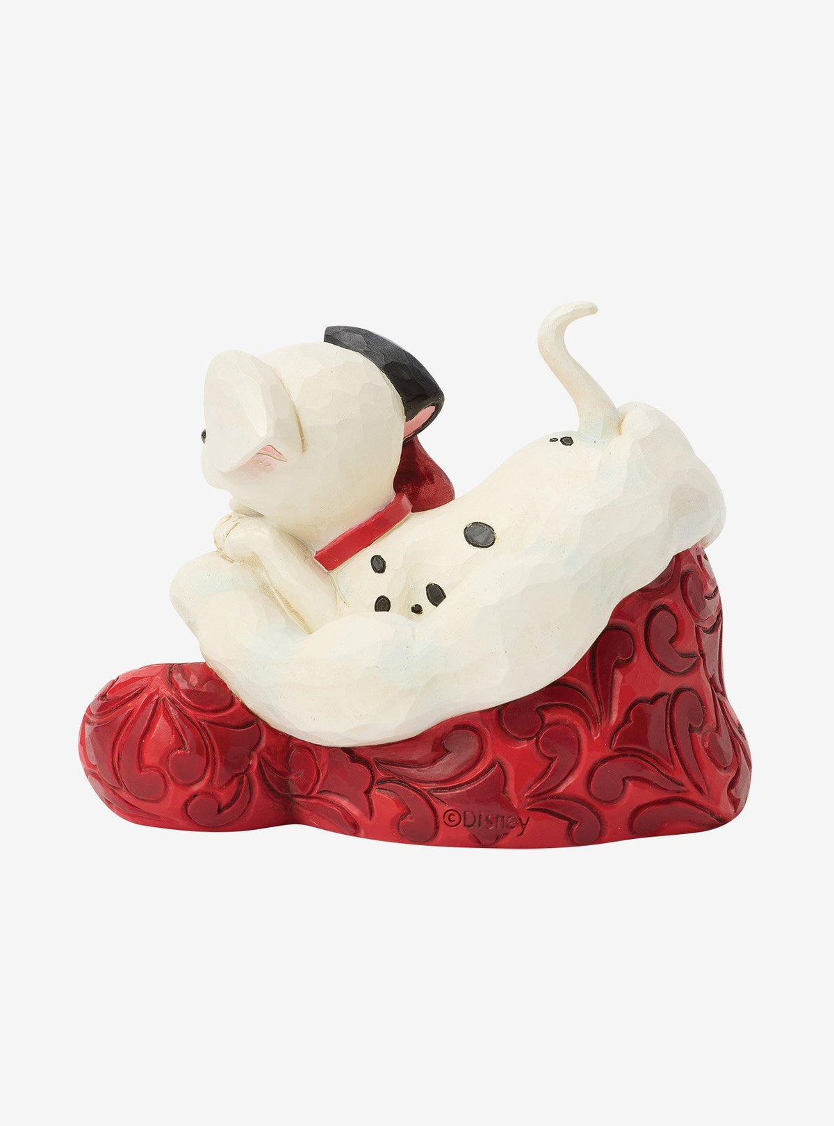 Figura de 101 dálmatas con gorro navideño