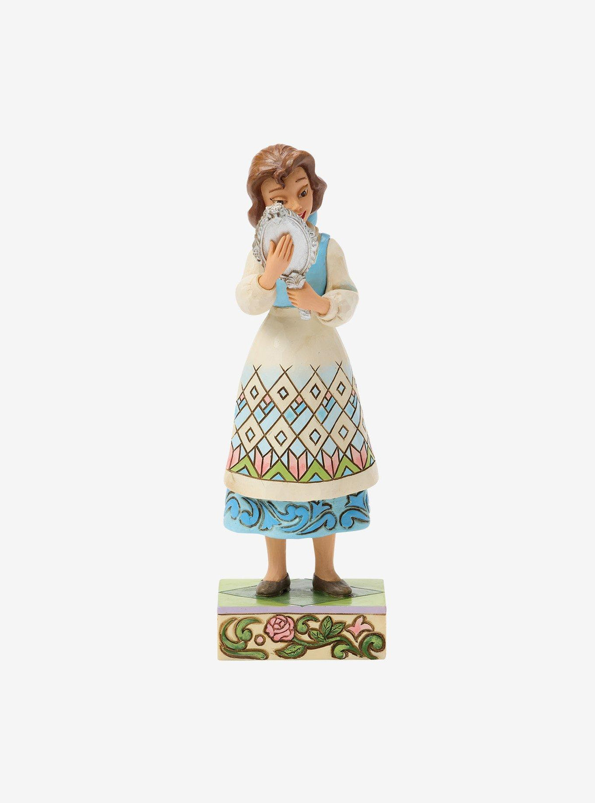 Figura Disney de Belle con espejo, de Jim Shore