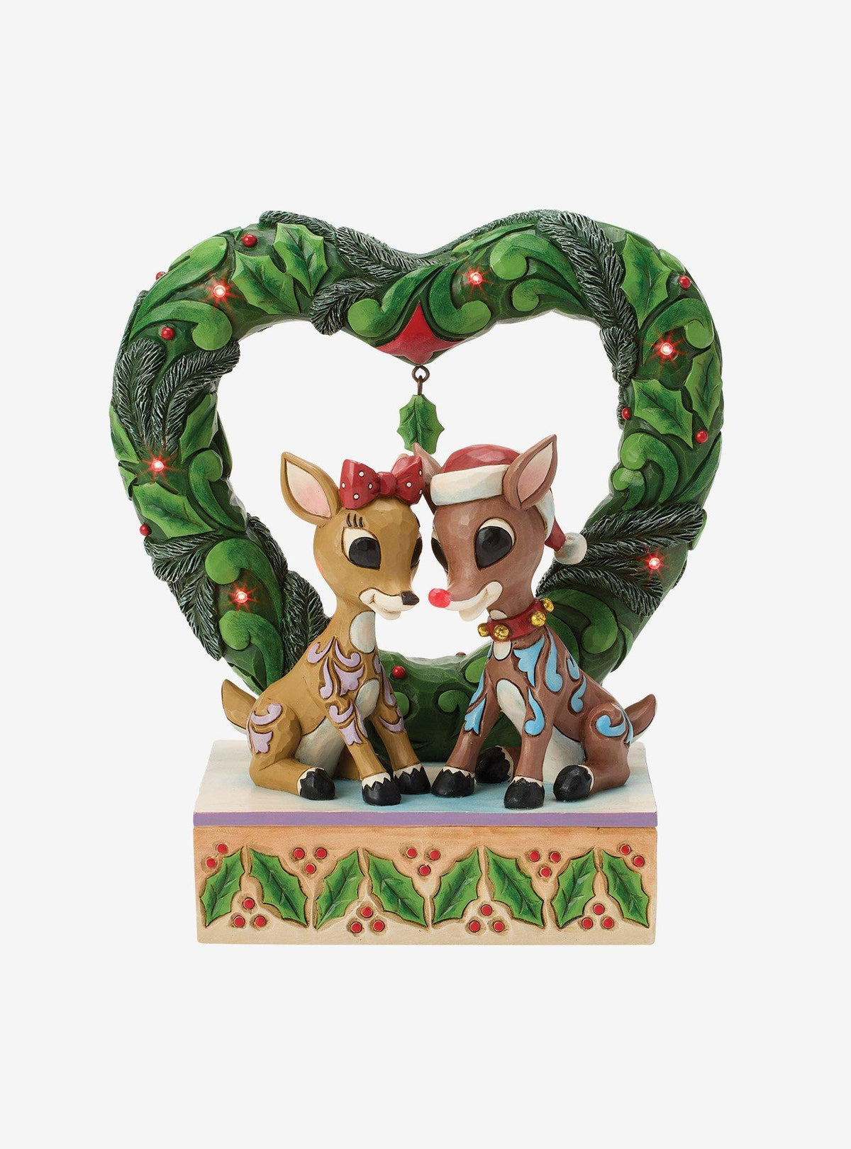 Figura de Rudolph y Clarice de Jim Shore