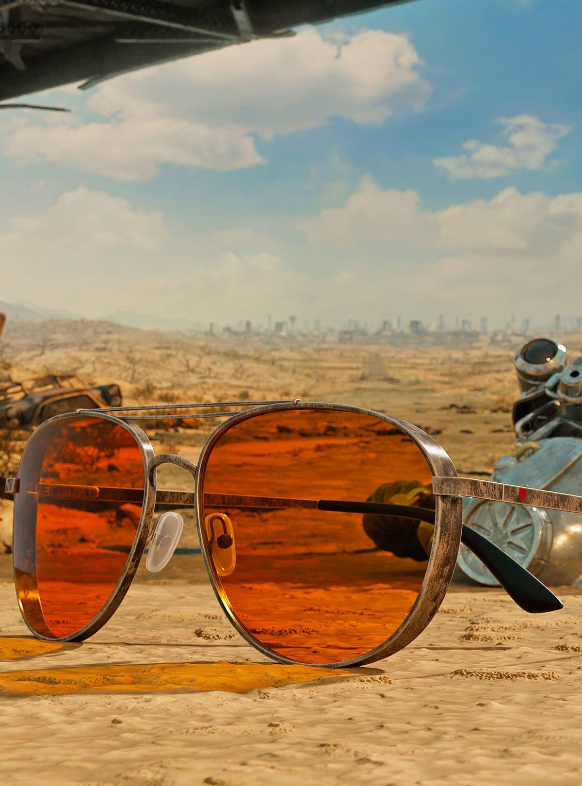 Lentes Fallout x GUNNAR Brotherhood of Steel Amber Max