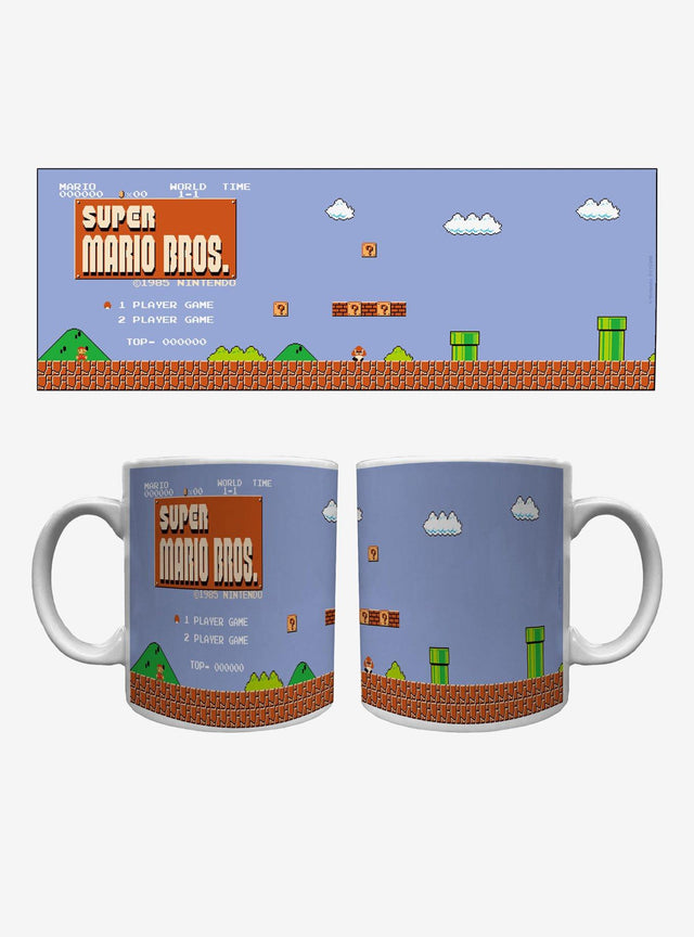 Tazón cilíndrico Super Mario Retro Title de 591 ml