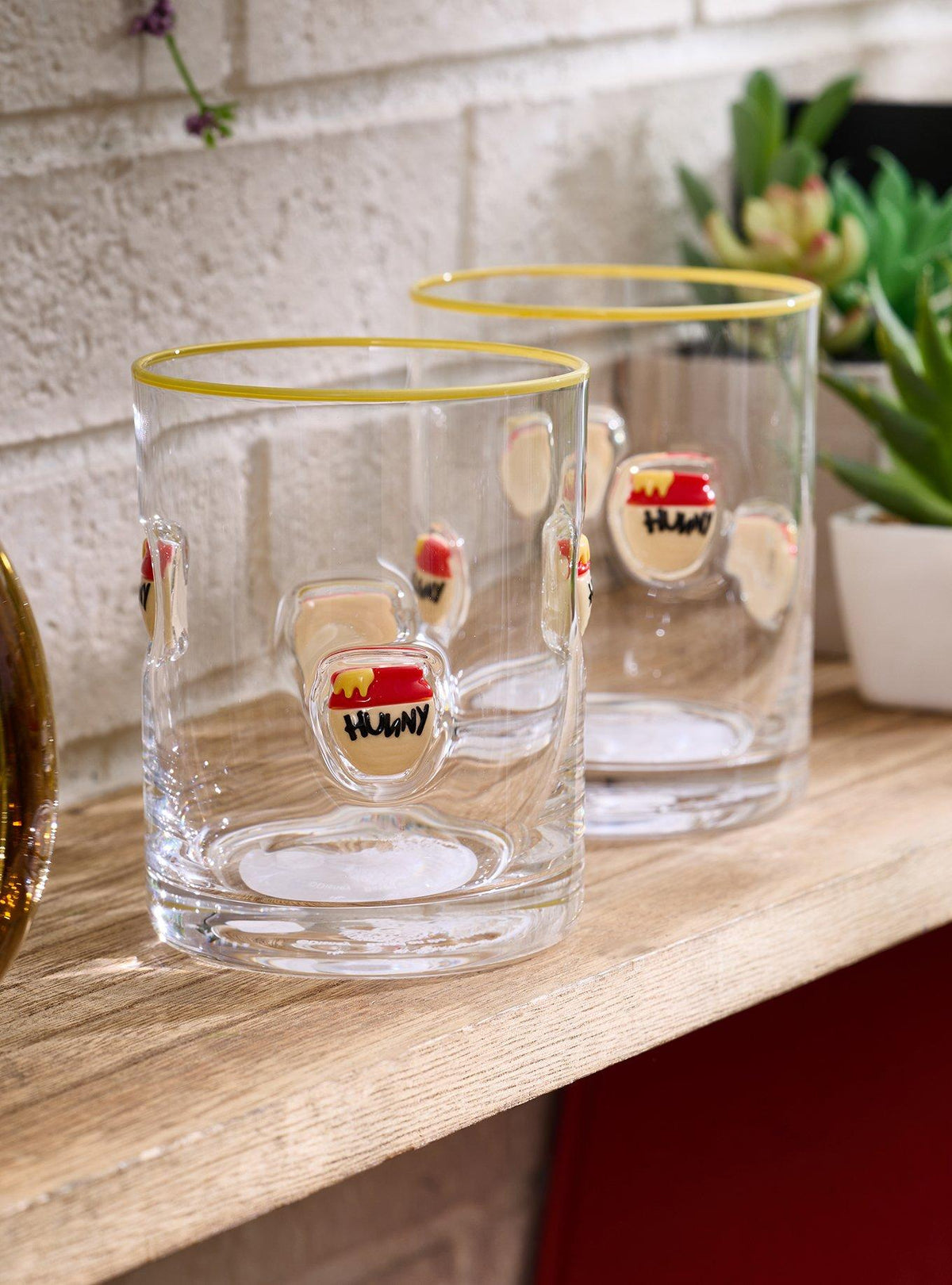 Set de vasos Disney Winnie the Pooh con íconos de miel