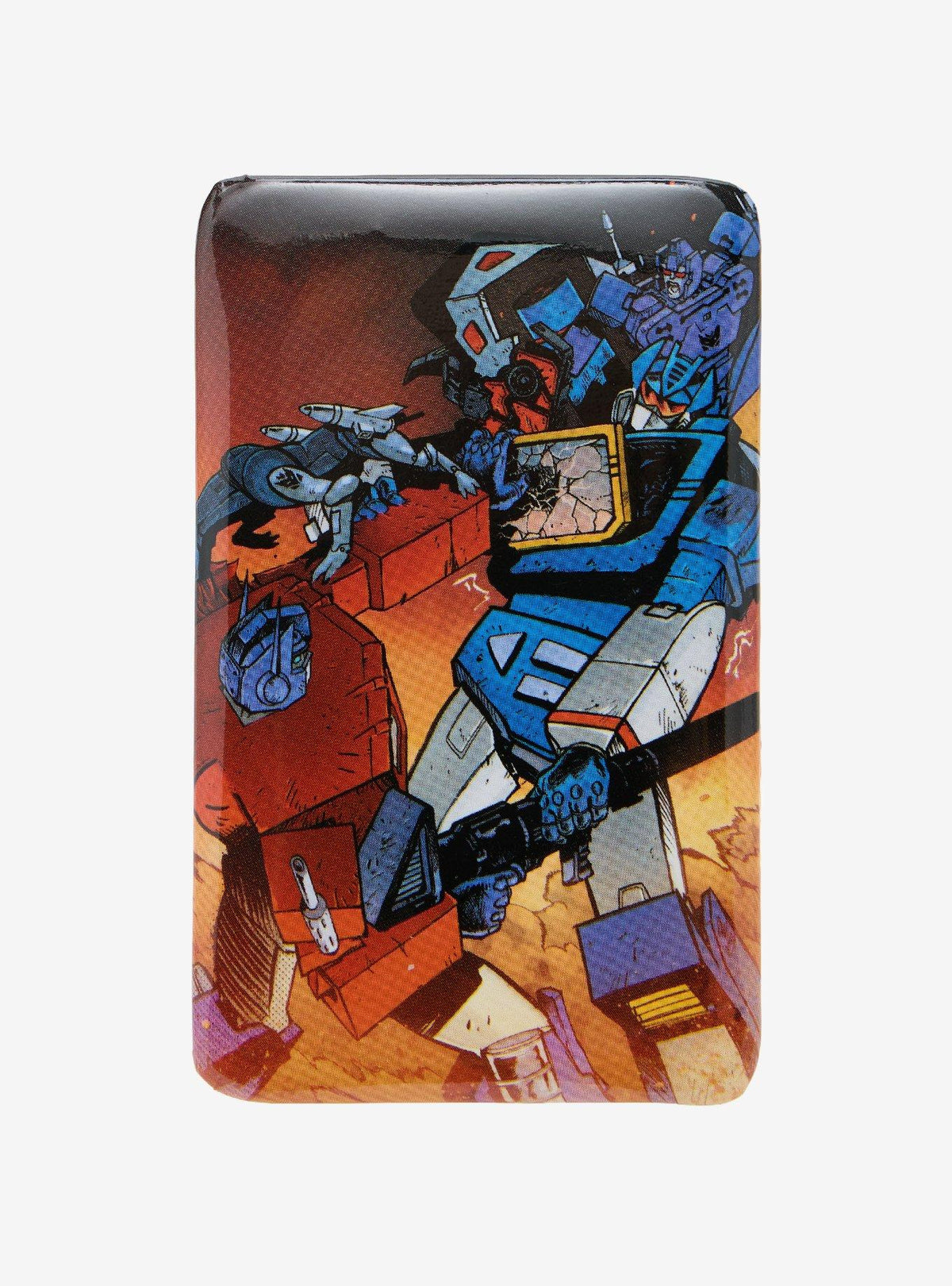 Botón rectangular Transformers: batalla