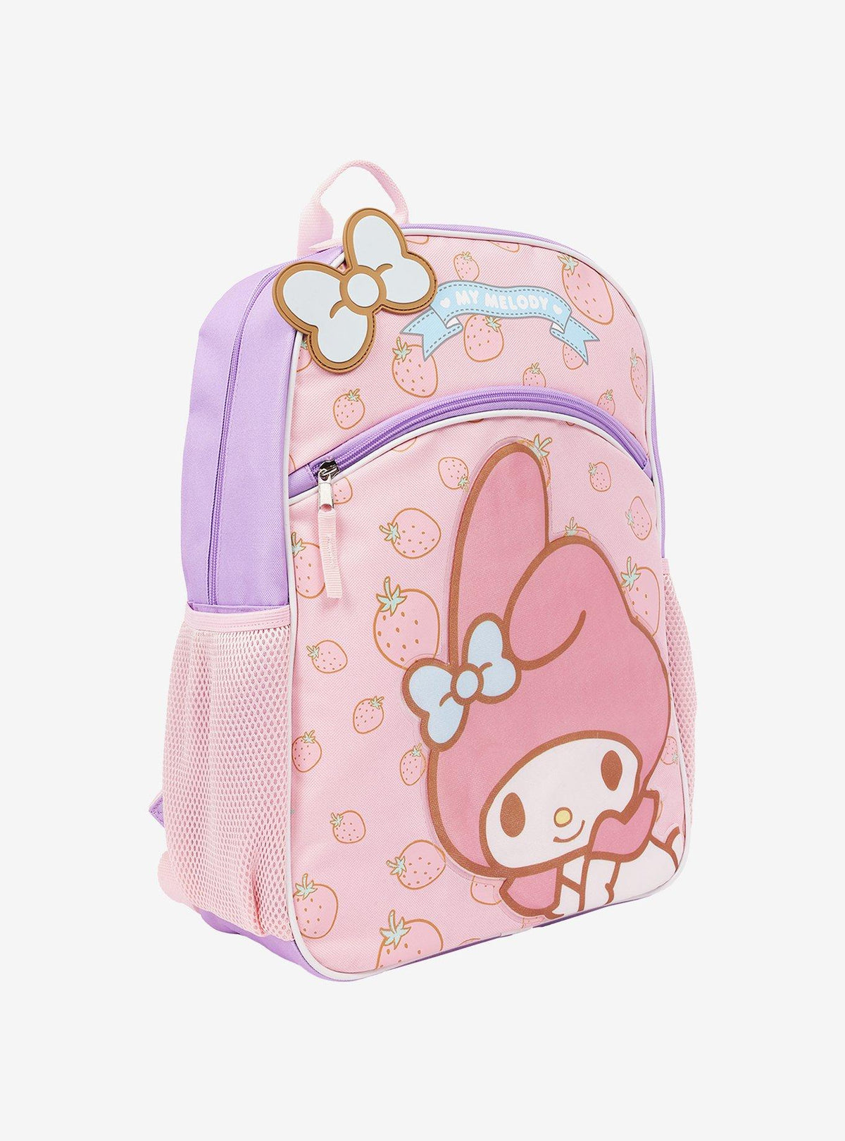 Mochila de media luna con frutillas de My Melody
