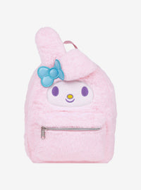 Mochila mini My Melody de peluche con orejas 3D