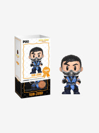 Figura coleccionable Mortal Kombat PIX! de Sub-Zero