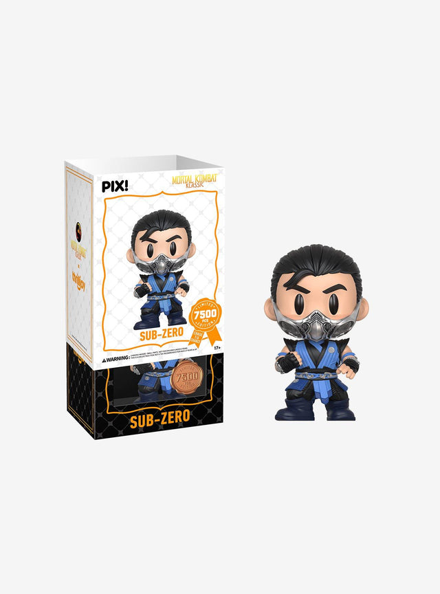 Figura coleccionable Mortal Kombat PIX! de Sub-Zero