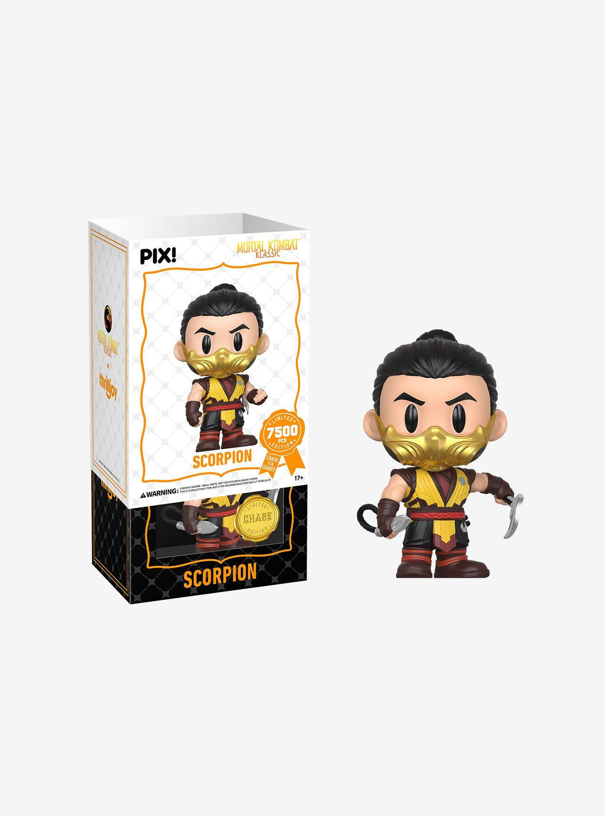 Mortal Kombat PIX! Figura coleccionable de Scorpion