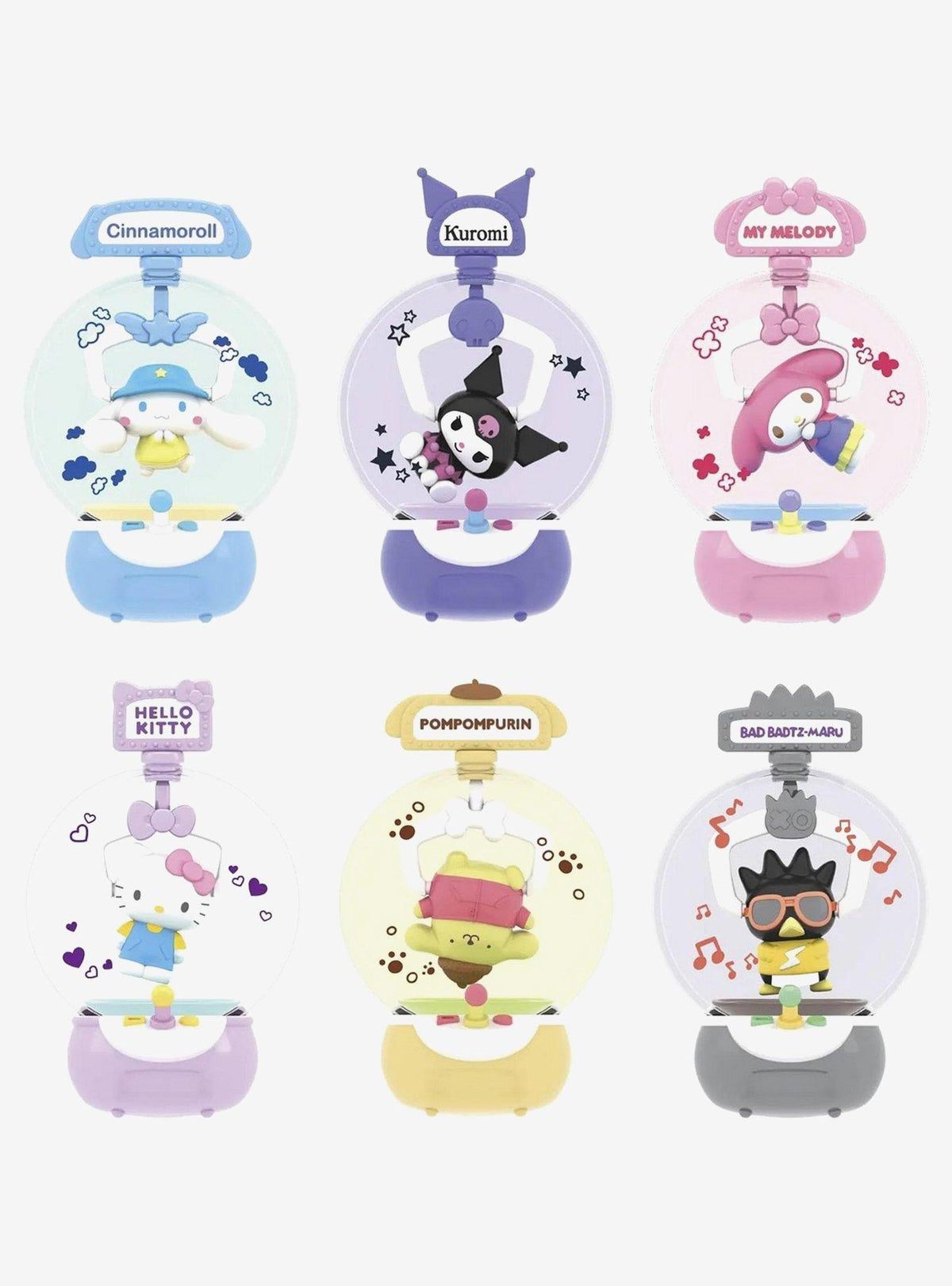 Figura sorpresa Sanrio Tokimelz: juego de grúa