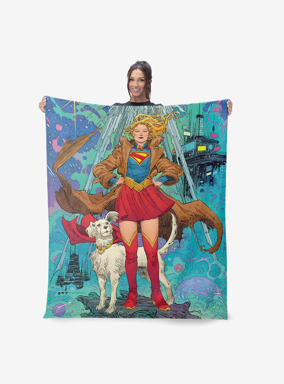 Manta DC Comics Supergirl Pose 127 x 152 cm