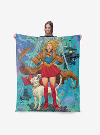 Manta DC Comics Supergirl Pose 127 x 152 cm