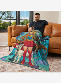 Manta DC Comics Supergirl Pose 127 x 152 cm
