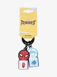 Set de llaveros Marvel Rivals: Jeff y Spider-Man