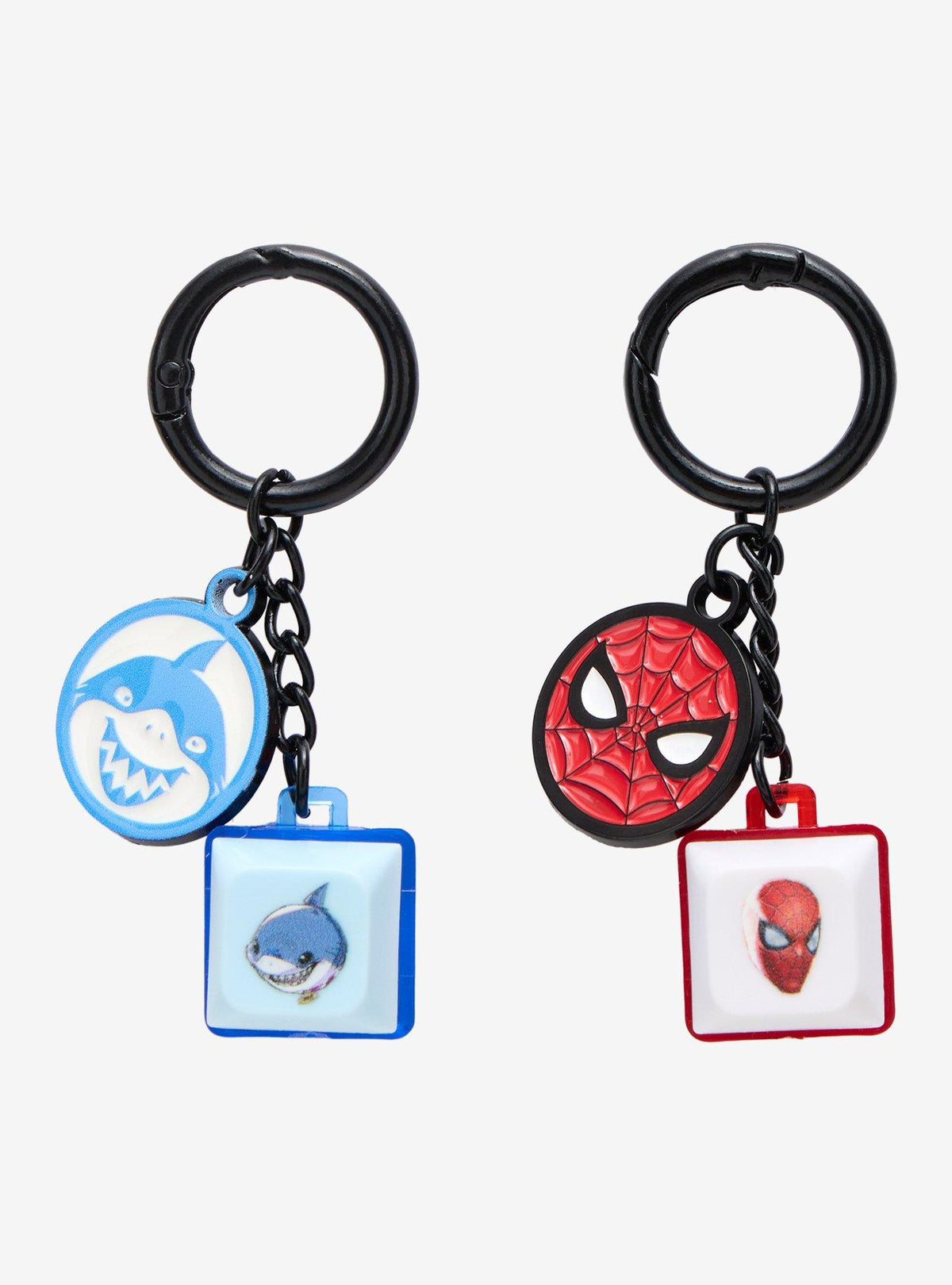 Set de llaveros Marvel Rivals: Jeff y Spider-Man
