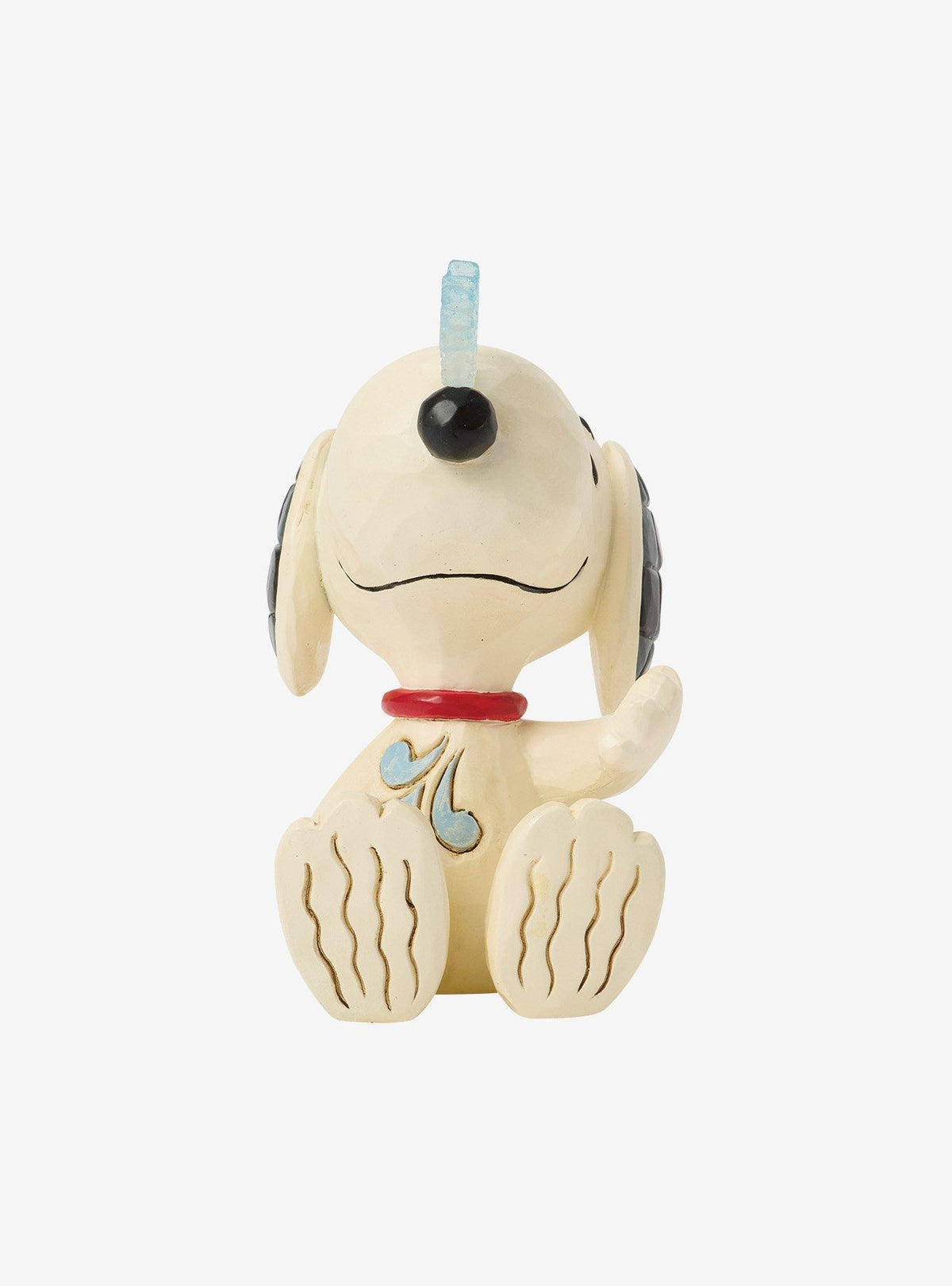 Figura mini Jim Shore Peanuts: Snoopy y copo de nieve