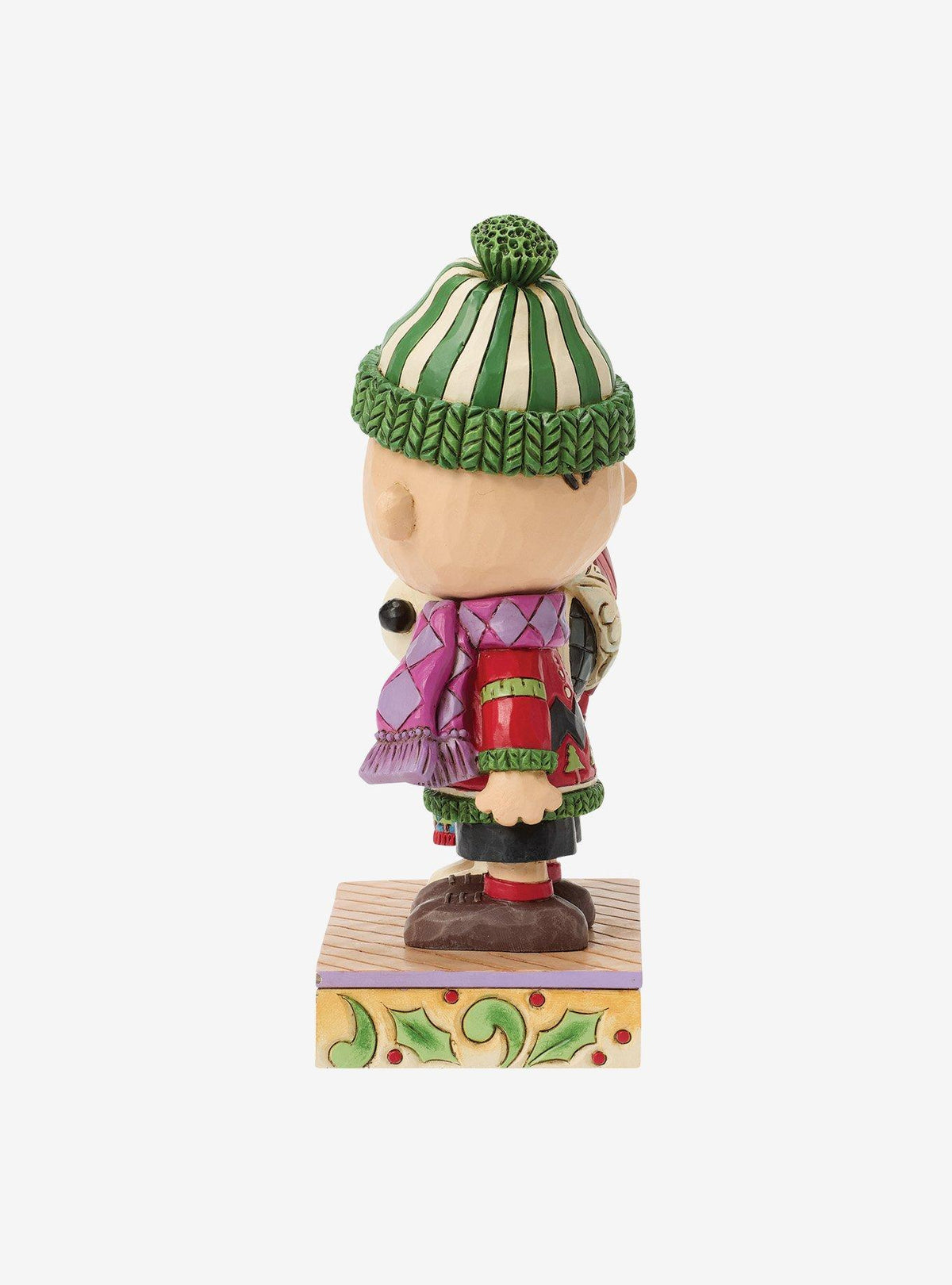 Figura Peanuts: Snoopy y Charlie Brown con suéteres navideños