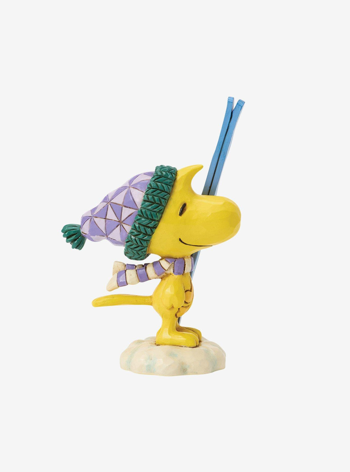 Figura mini de Woodstock con esquís - Peanuts